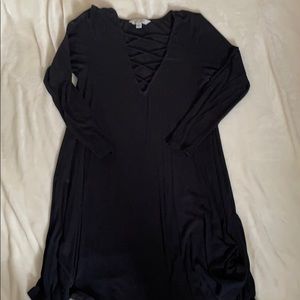 American Eagle lace up dress